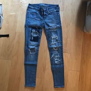 American Eagle super low jegging